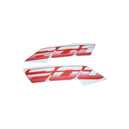 YAKIT DEPOSU 200 ETİKETİ GRİ PULSAR 200NS/BAJAJ