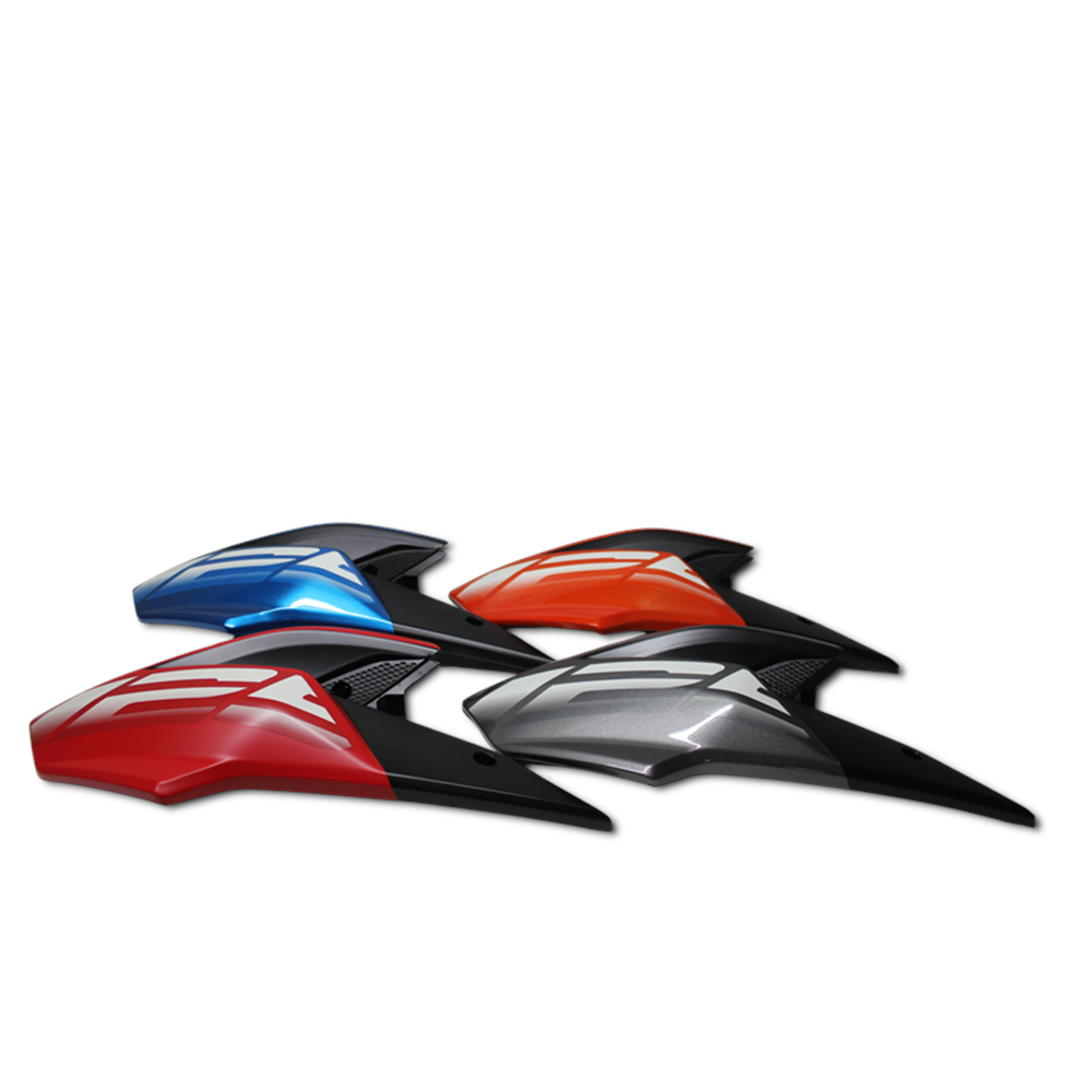 YAKIT DEPO DEKORATİF KAPAK SOL RENK:TURUNCU PULSAR NS125 BAJAJ