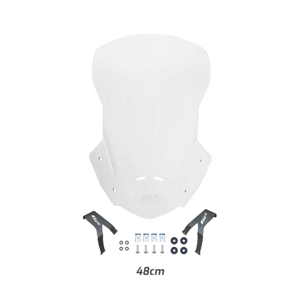 GP KOMPOZİT HONDA CRF250L / CRF300L 2013-2020 UYUMLU TUR CAMI ŞEFFAF 48CM
