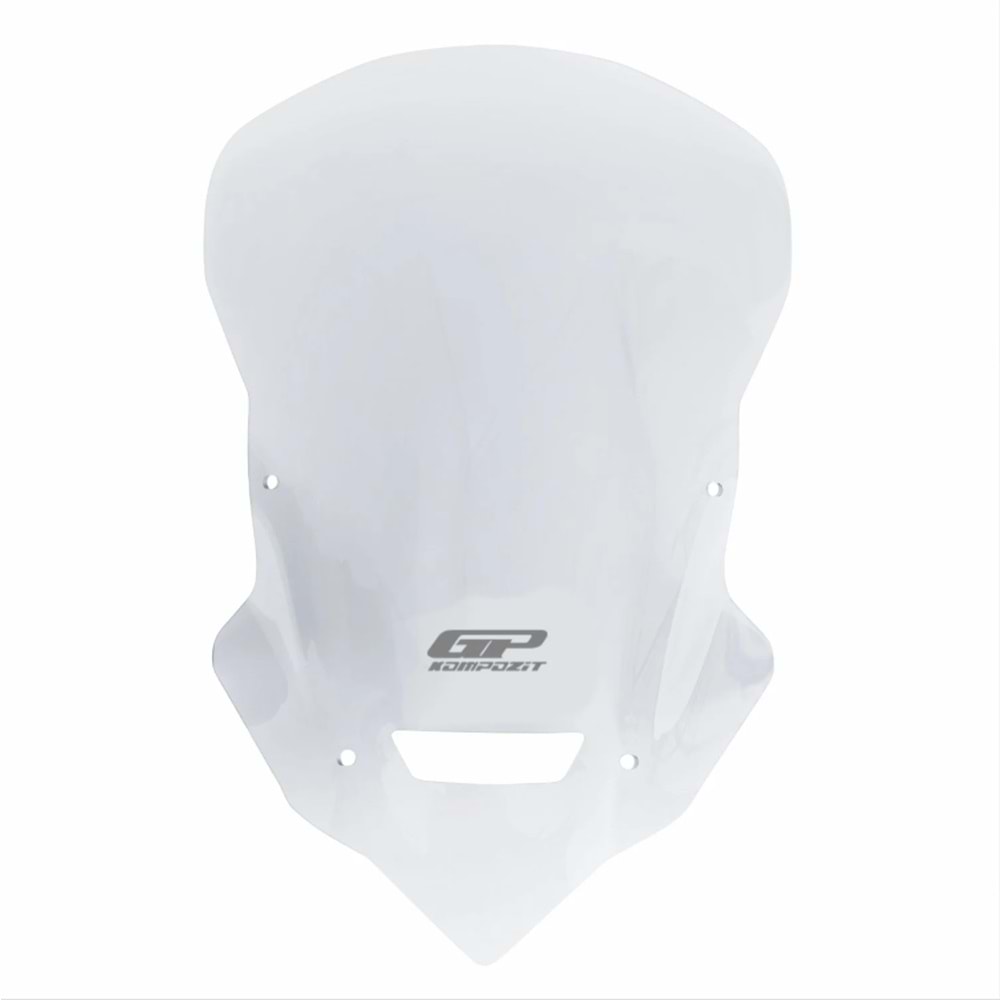 GP KOMPOZİT BAJAJ DOMİNAR 250 / 400 2017-2024 UYUMLU ÖN CAM ŞEFFAF 48CM