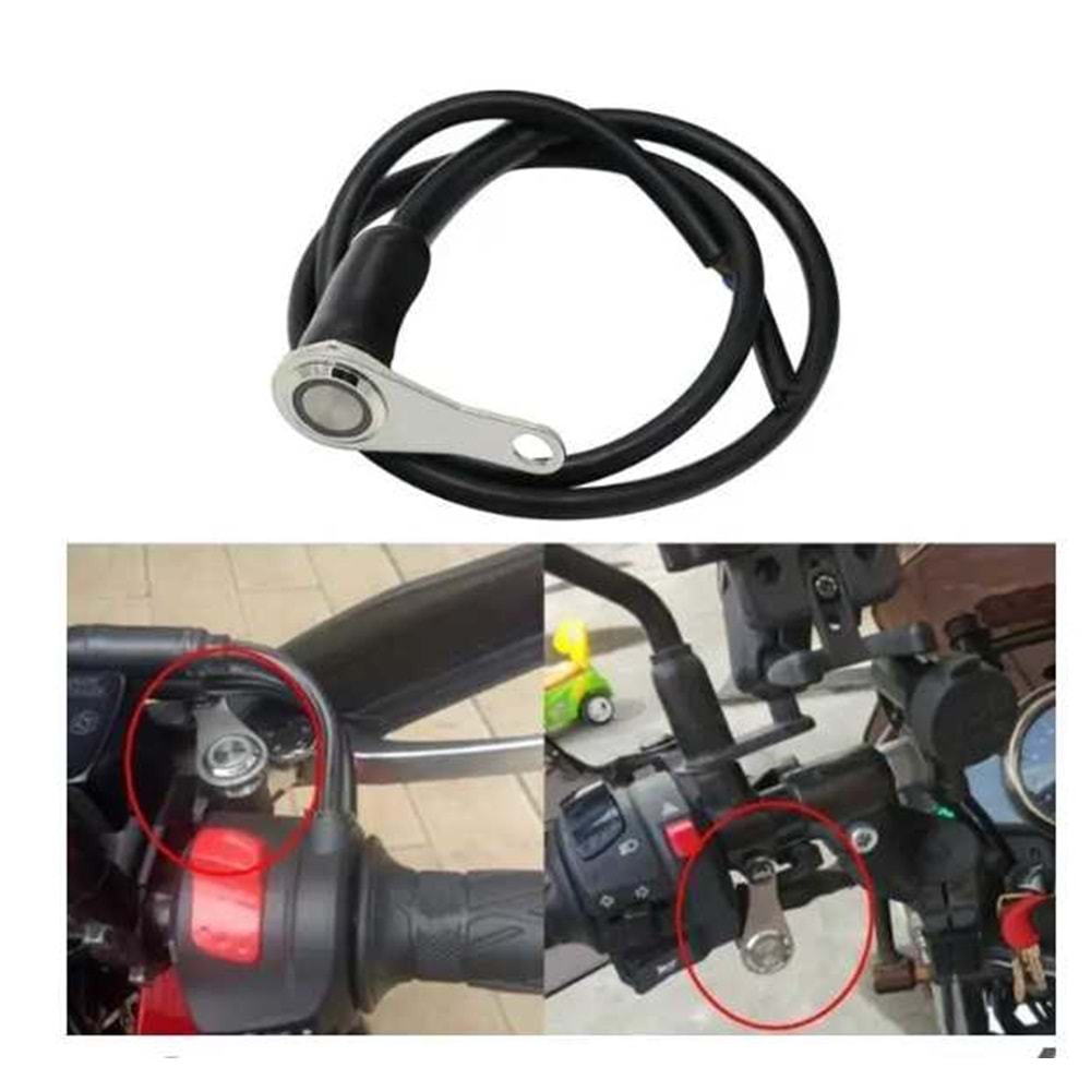 Knmaster B310 Motosiklet Bas Çek Butonu