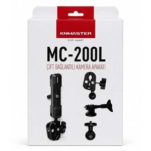 KNMASTER MC200LÇift Bağlantılı Motosiklet Aksiyon Kamera Destek Aparatı