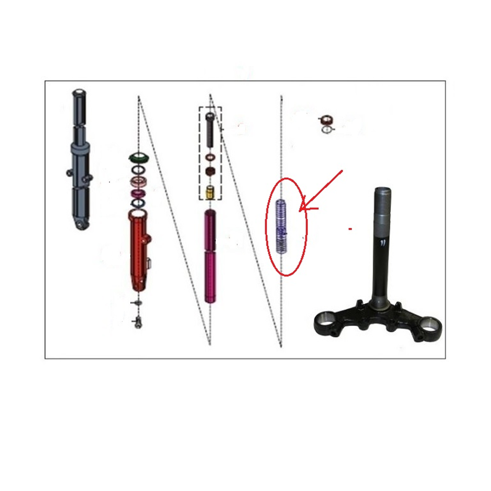 AMORTİSÖR YAYI ÖN İÇ DISCOVER 125ST/150S/150F BAJAJ