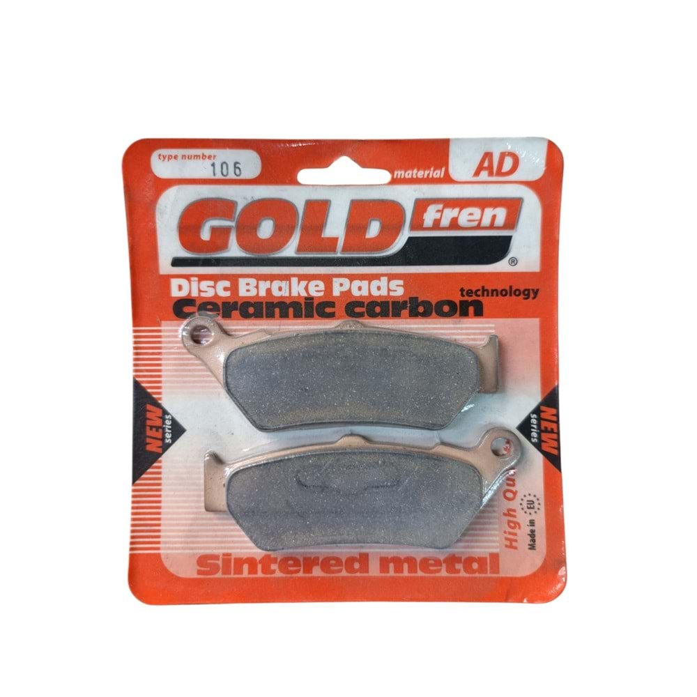 DUCATİ DİAVEL 1200 ARKA FREN BALATASI GOLD AD 106 (11-19)