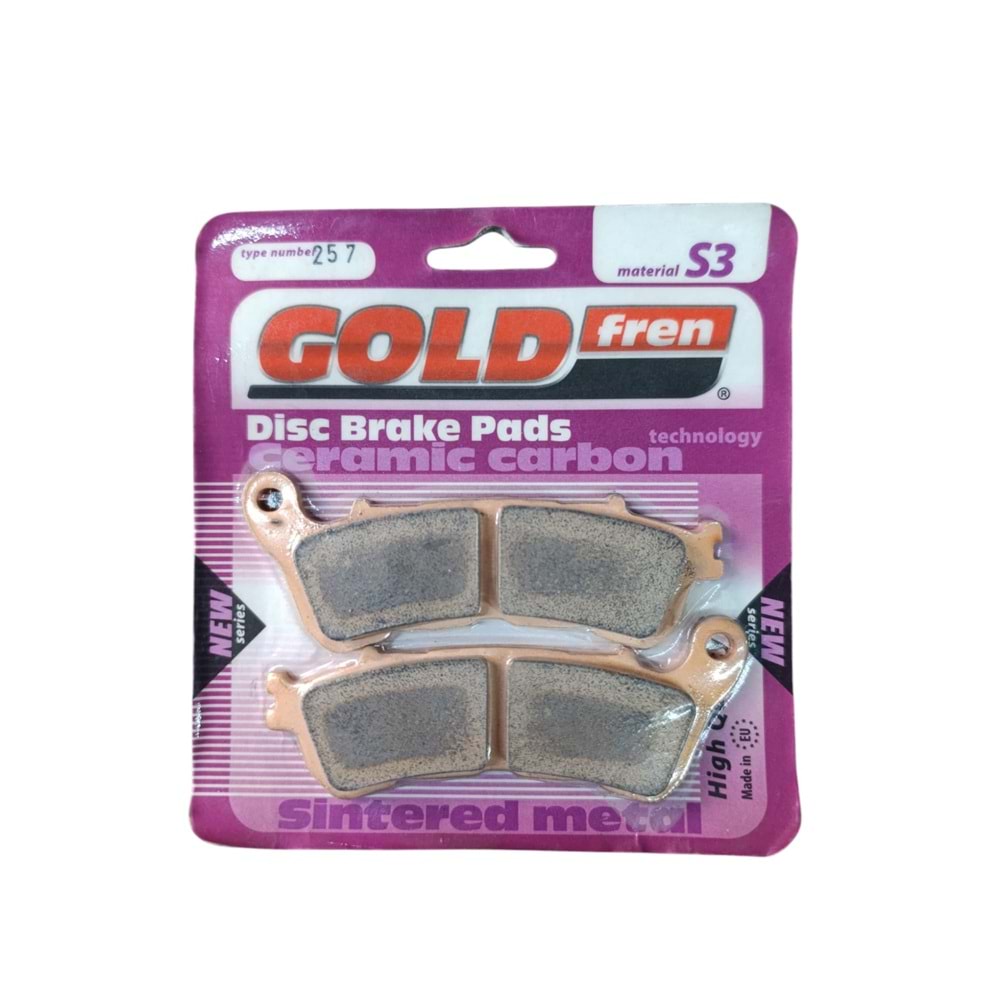 HONDA GOLDWİNG F6B / ST 1300 PAN EUROPEAN ÖN FREN BALATASI GOLD AD 257