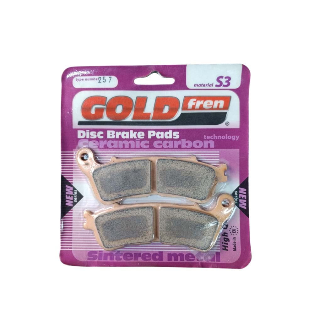 HONDA FSJ SİLVERWİNG 600-400 ÖN FREN BALATASI GOLD AD 257