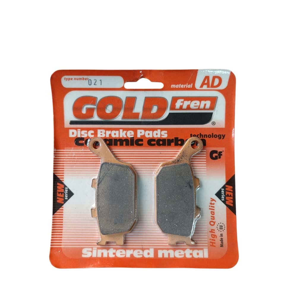 HONDA AFRİCA TWİN CRF 1000 /XL 700 TRANSALP / NC 750 İNTEGRA /NC 700 ARKA FREN BALATASI GOLD AD 021