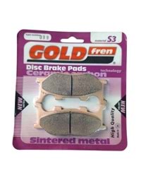 YAMAHA FZ6 & XJ6 & MT-03 & XVS 1100 DRAGSTAR ÖN FREN BALATASI GOLD AD 099