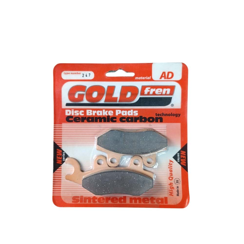 TRİUMPH TİGER EXPLORER 1200 & SCRAMBLER & SPEED TRİPLE ARKA FREN BALATASI GOLD AD 247