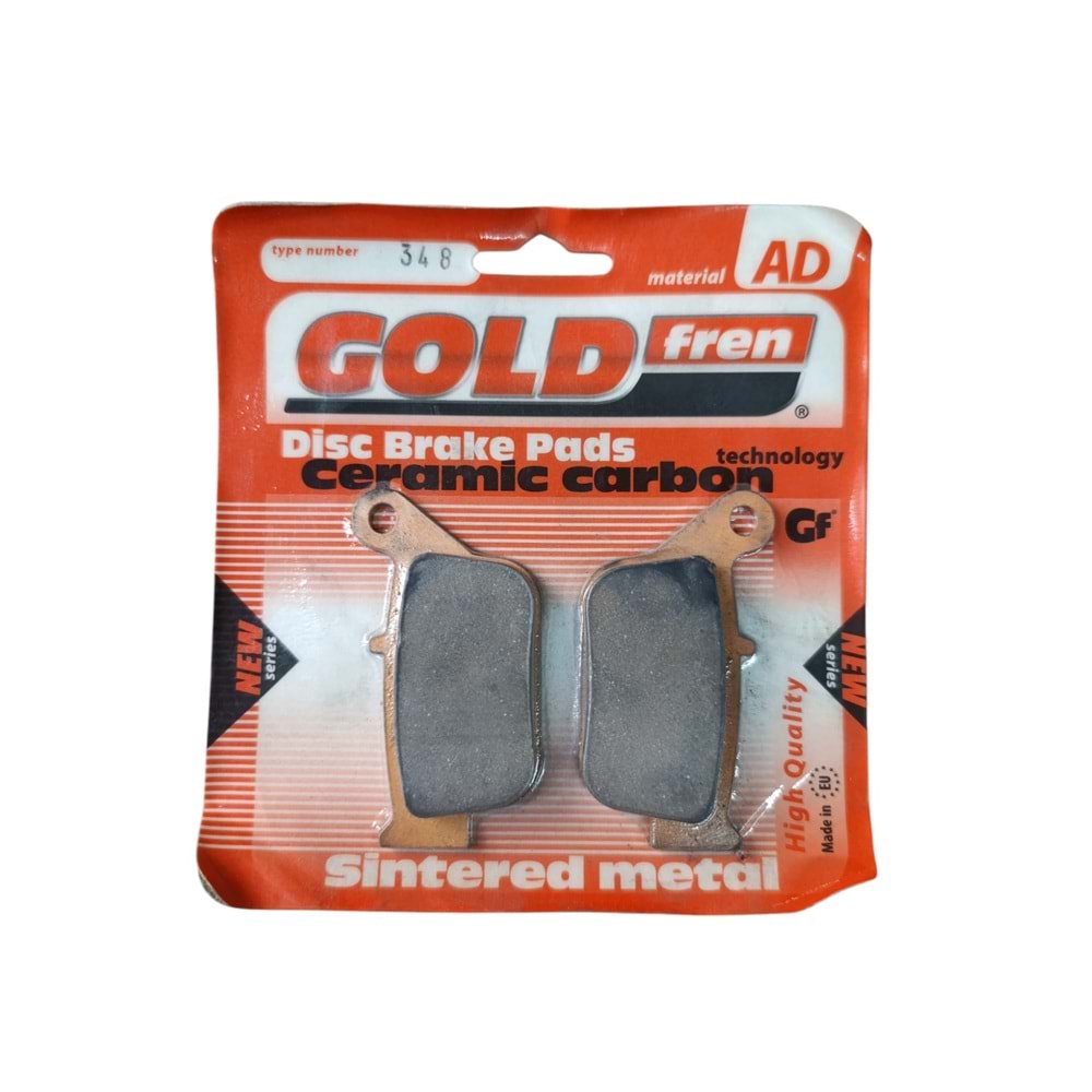 YAMAHA XMAX MOMO DESİNG ABSSİZ ARKA FREN BALATASI GOLD AD 348 (2014-2016)