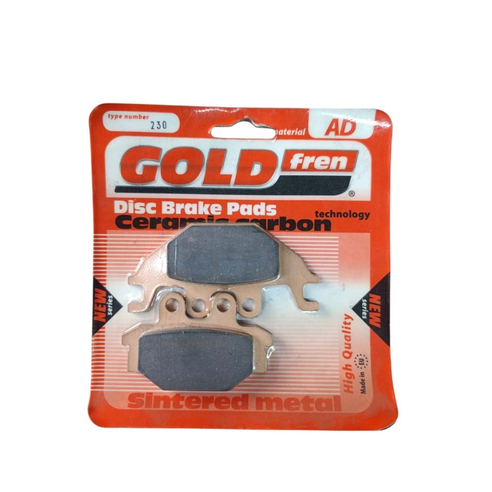 SYM WOLF 250 ARKA FREN BALATASI GOLD AD 230
