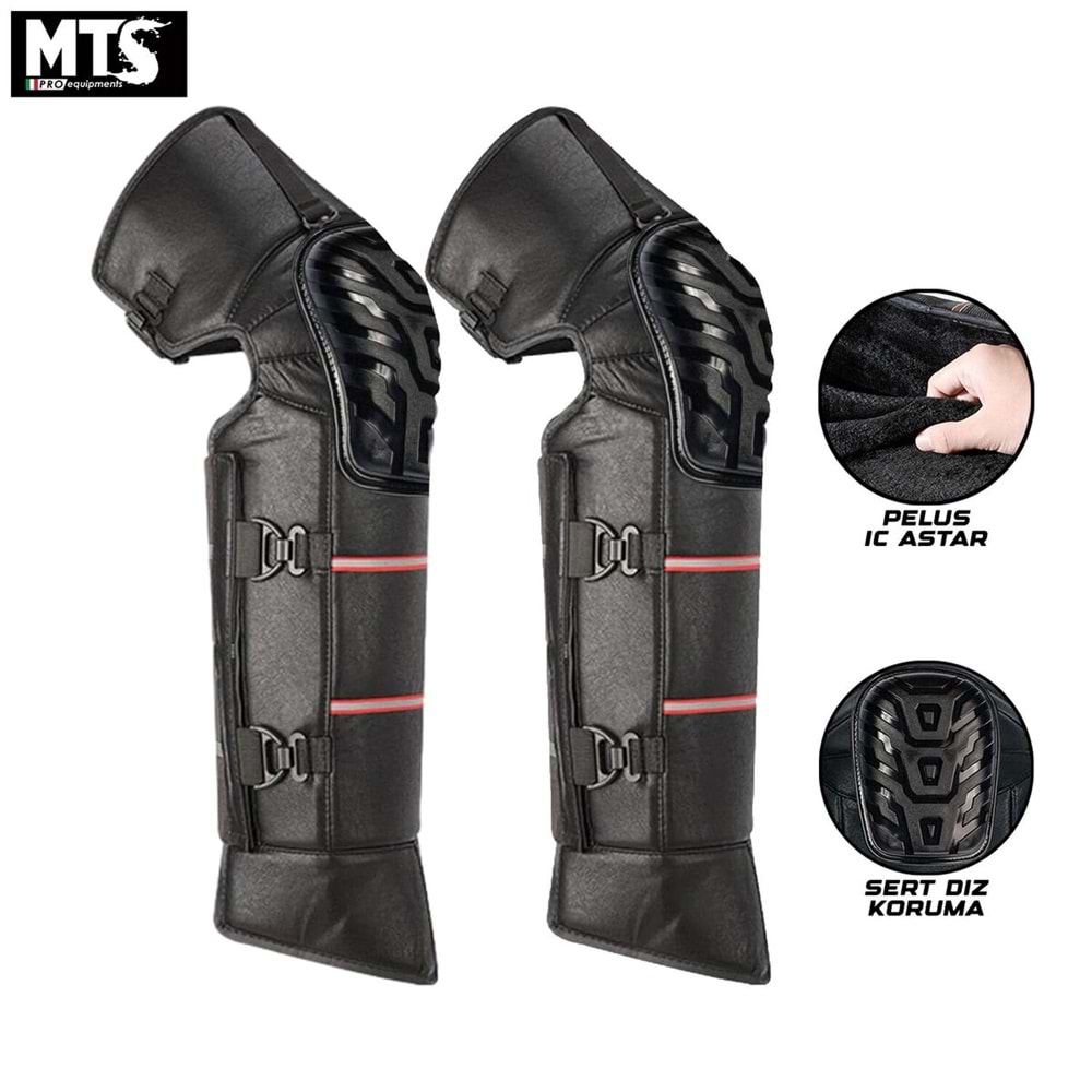 MTS DBK-0735 SİLİKON DERİ BACAK KORUMA SETİ