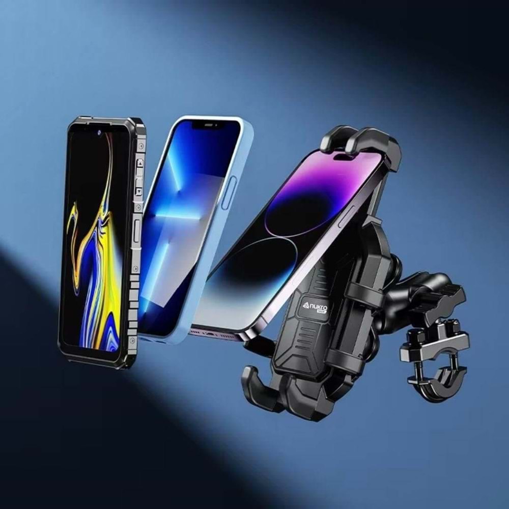 NUKROTECH M20 Titreşim Modüllü Telefon Tutucu